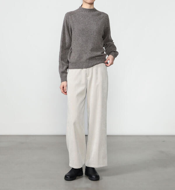 Morris & Sons「MORRIS & SONS | ジーロンラム クルーネックニット WOMEN」|ニット・セーター|