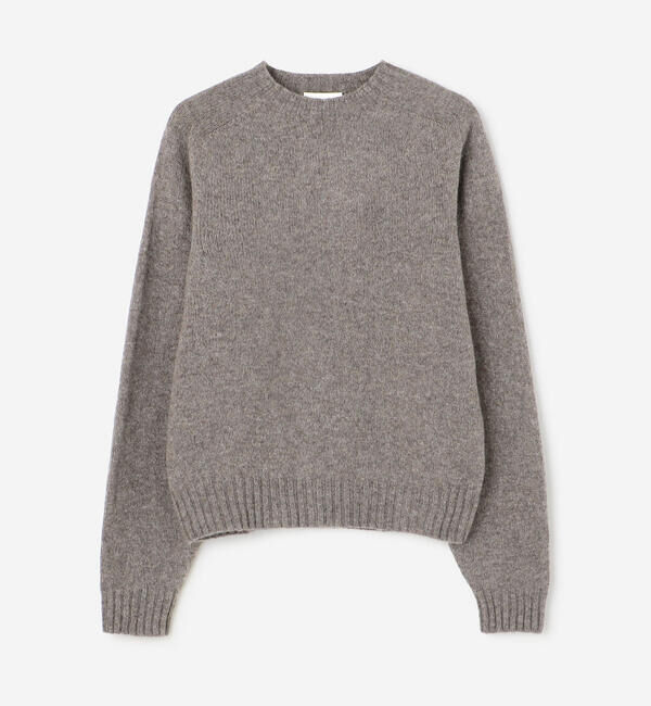 Morris & Sons「MORRIS & SONS | ジーロンラム クルーネックニット WOMEN」|ニット・セーター|
