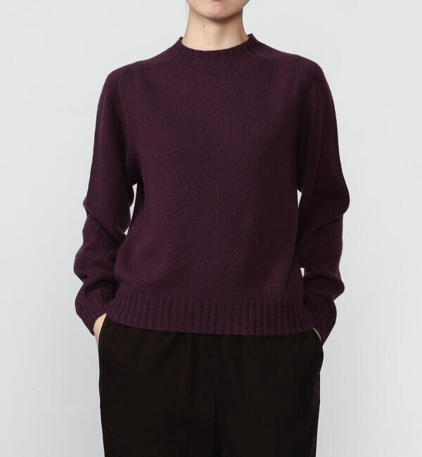Morris & Sons「MORRIS & SONS | ジーロンラム クルーネックニット WOMEN」|ニット・セーター|