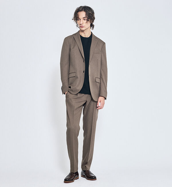 ABAHOUSE「Eco Vero ストレッチポンチ ロンT / クルーネック」|Tシャツ・カットソー|