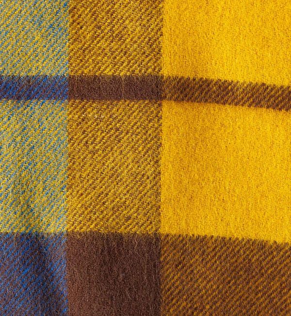 ABAHOUSE「【TWEEDMILL / ツイードミル】大判チェック柄ストール / チェックスト」|マフラー|