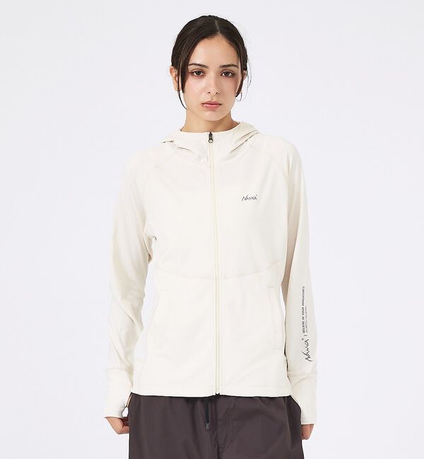 Rouge vif「【NANGA / ナンガ】Air Flex RASH GUARD ZIP PK」|パーカー|