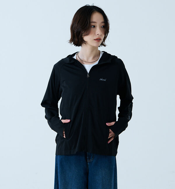 Rouge vif「【NANGA / ナンガ】Air Flex RASH GUARD ZIP PK」|パーカー|