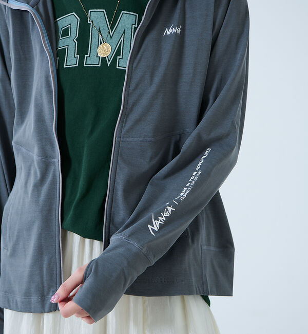 Rouge vif「【NANGA / ナンガ】Air Flex RASH GUARD ZIP PK」|パーカー|