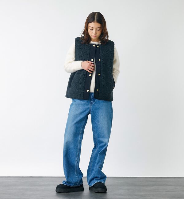 Rouge vif「【BARBOUR/バブアー】DULSIE LINER / ボアベスト / 秋アウ」|ベスト・ジレ|