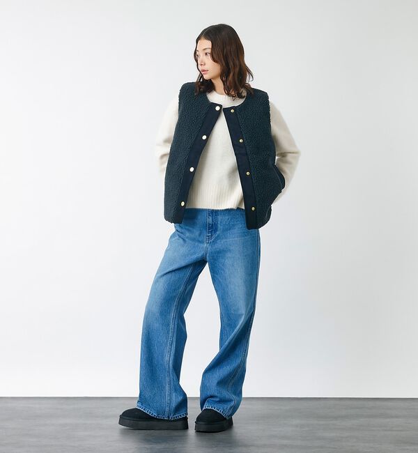 Rouge vif「【BARBOUR/バブアー】DULSIE LINER / ボアベスト / 秋アウ」|ベスト・ジレ|
