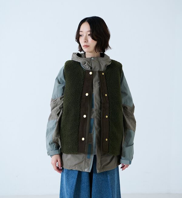 Rouge vif「【BARBOUR/バブアー】DULSIE LINER / ボアベスト / 秋アウ」|ベスト・ジレ|