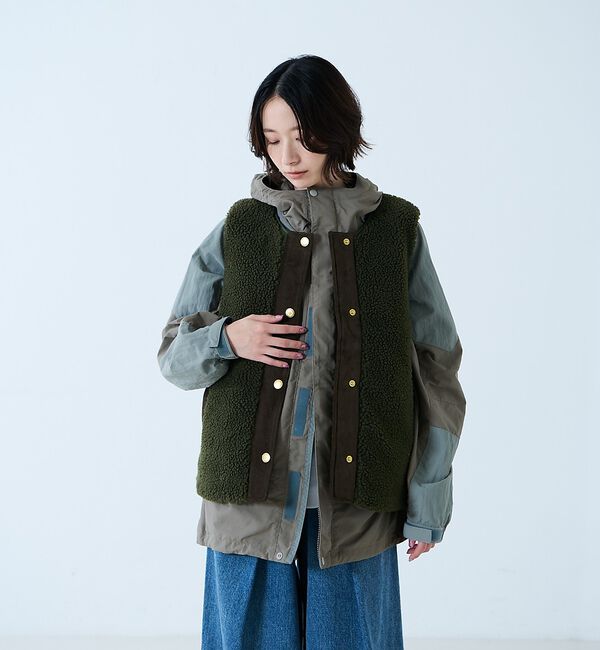 Rouge vif「【BARBOUR/バブアー】DULSIE LINER / ボアベスト / 秋アウ」|ベスト・ジレ|