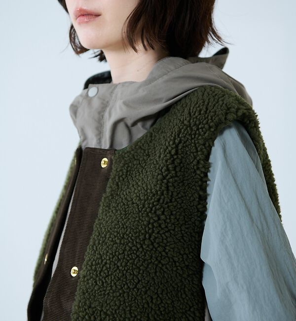 Rouge vif「【BARBOUR/バブアー】DULSIE LINER / ボアベスト / 秋アウ」|ベスト・ジレ|