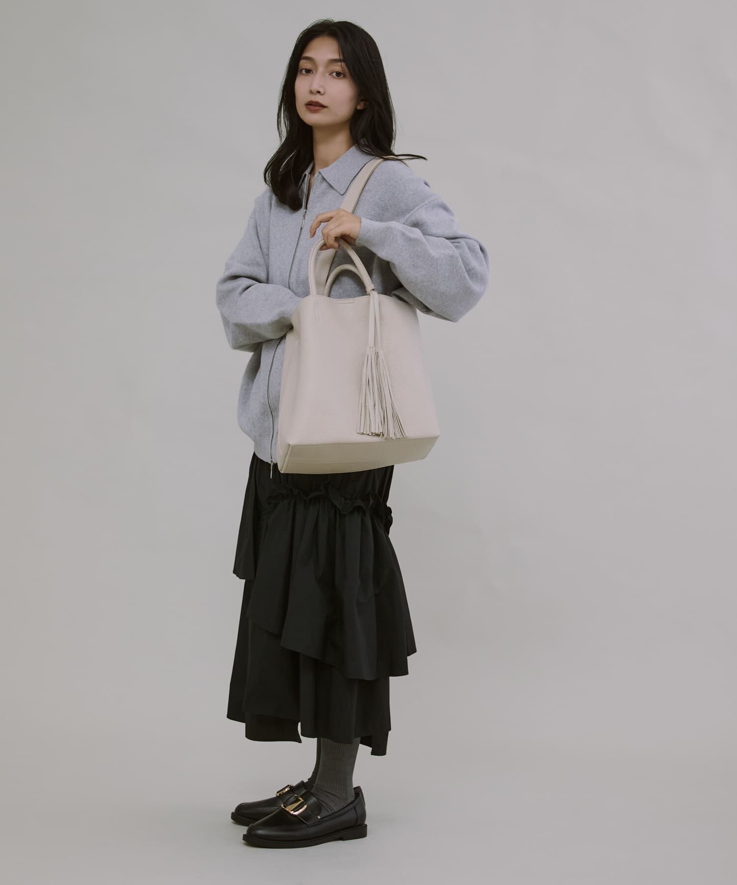 RODE SKO「『Mサイズ』タッセル軽量2WAYシンプルトートバッグ」|トートバッグ|