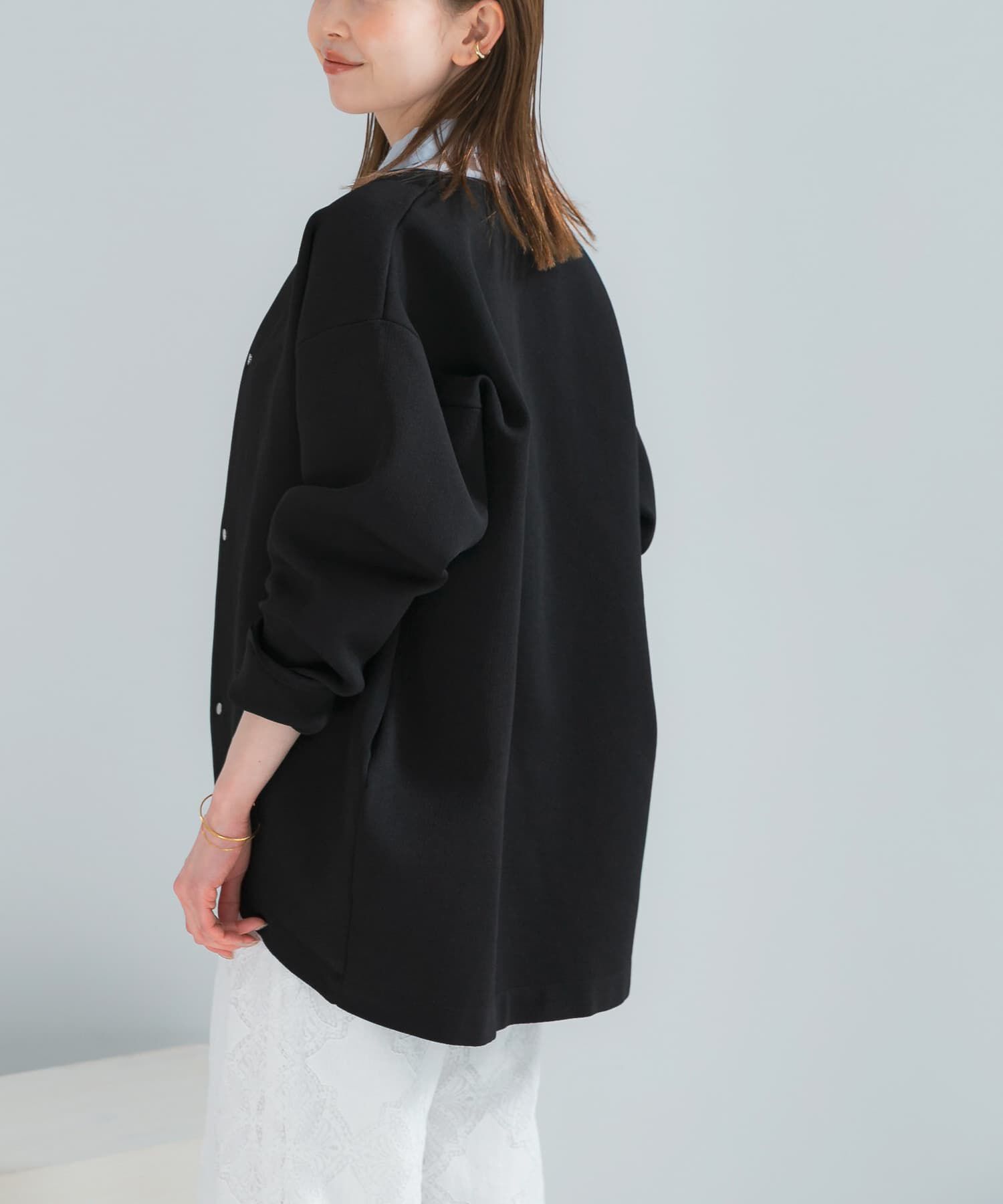 URBAN RESEARCH ROSSO「ELENDEEK　COCOON FORM CARDIGAN」|カーディガン|