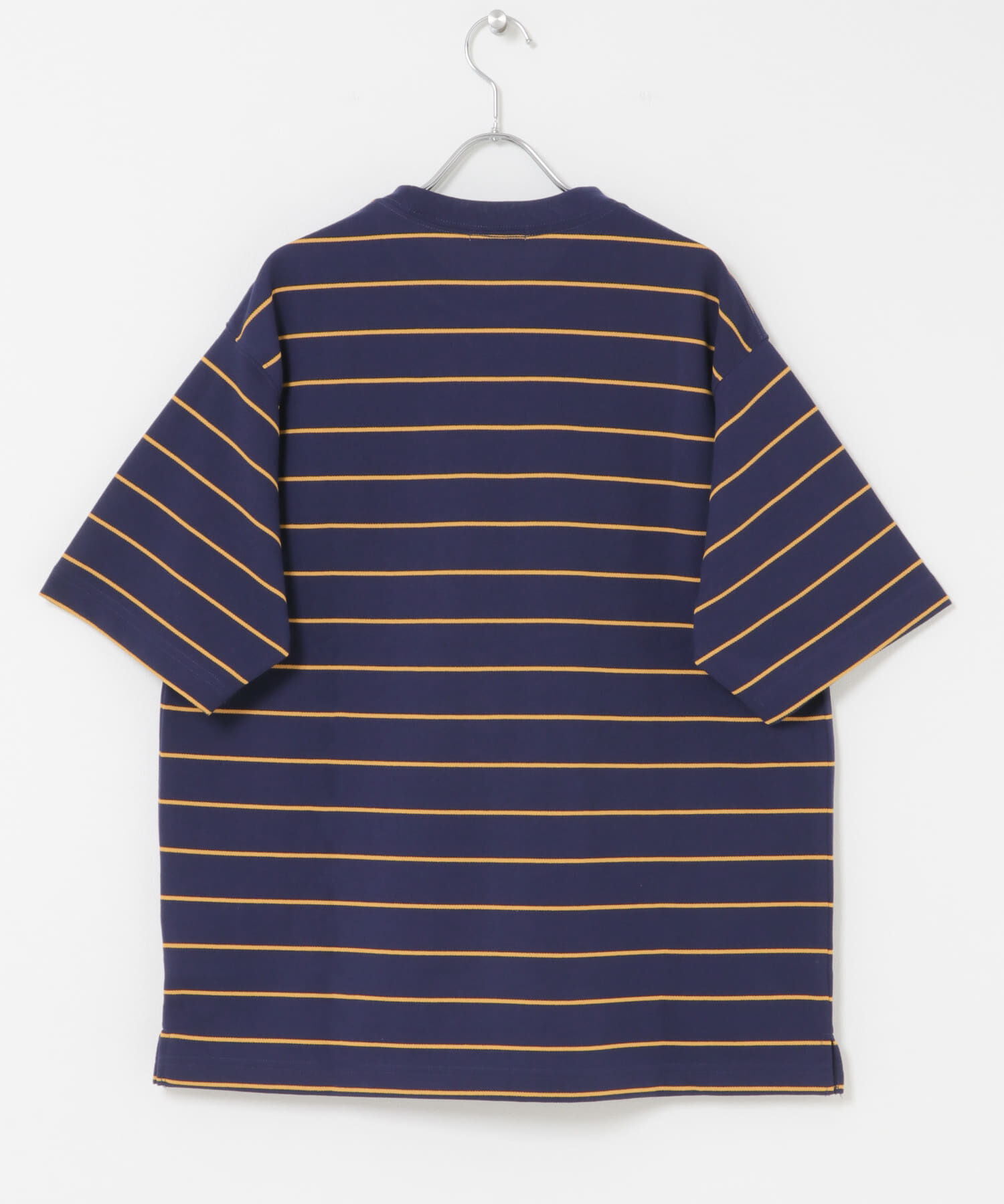 URBAN RESEARCH DOORS「FORK&SPOON　PEカノコボーダーショートスリーブTシャツ」|Tシャツ・カットソー|
