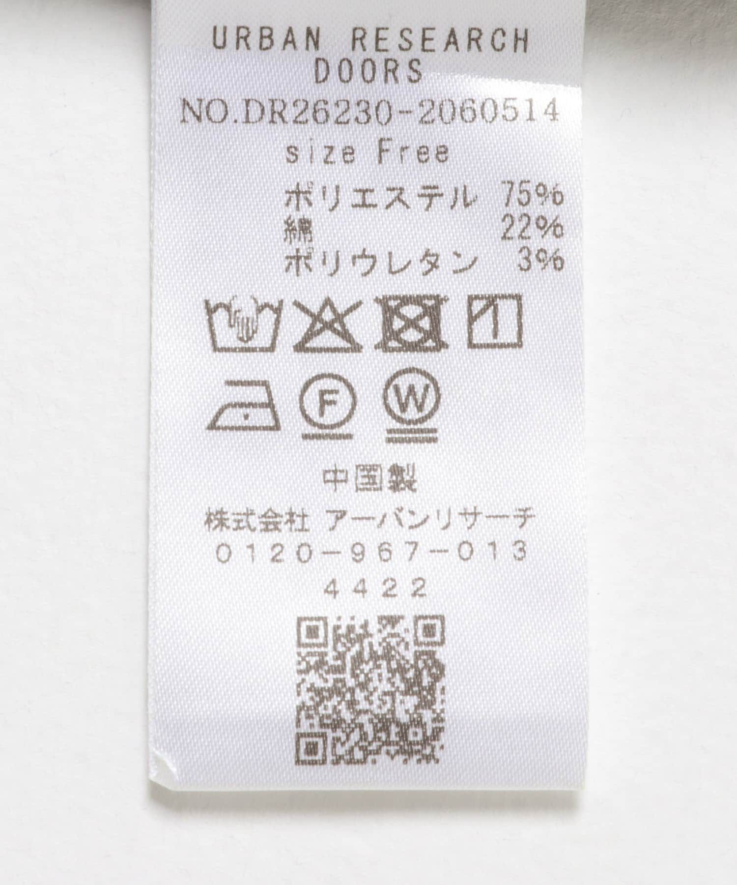 URBAN RESEARCH DOORS「衿付きスキッパーAラインワンピース」|ワンピース|