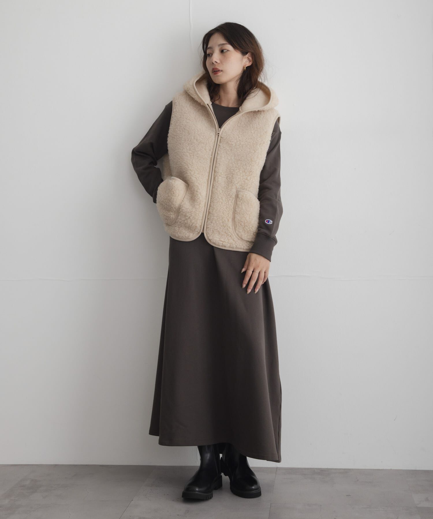 Sonny Label 「『別注』Champion&times;Sonny Label　テントワンピース」|ワンピース|