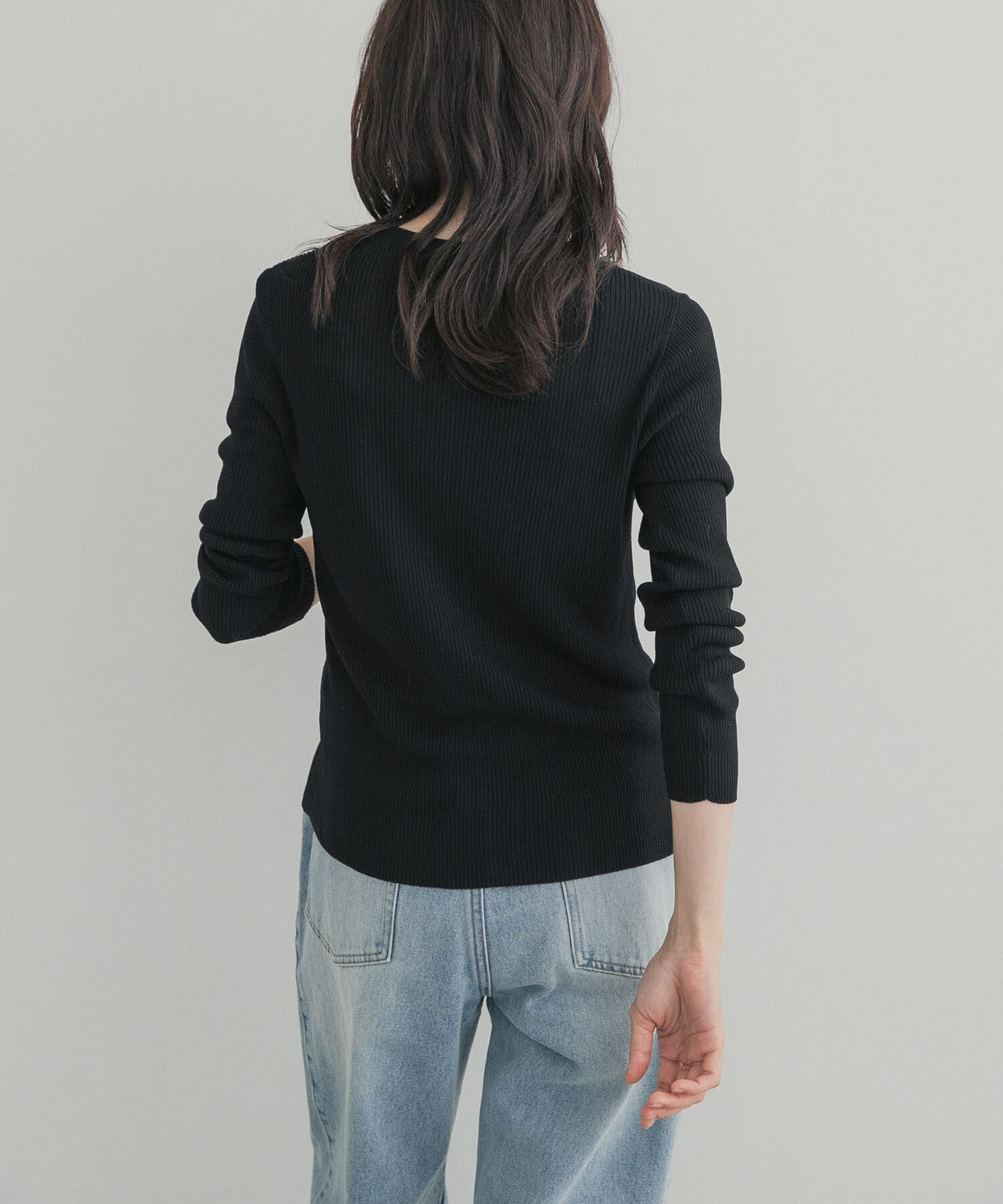 URBAN RESEARCH DOORS「『WEB限定』Vネックリブカーディガン 26AW」|カーディガン|