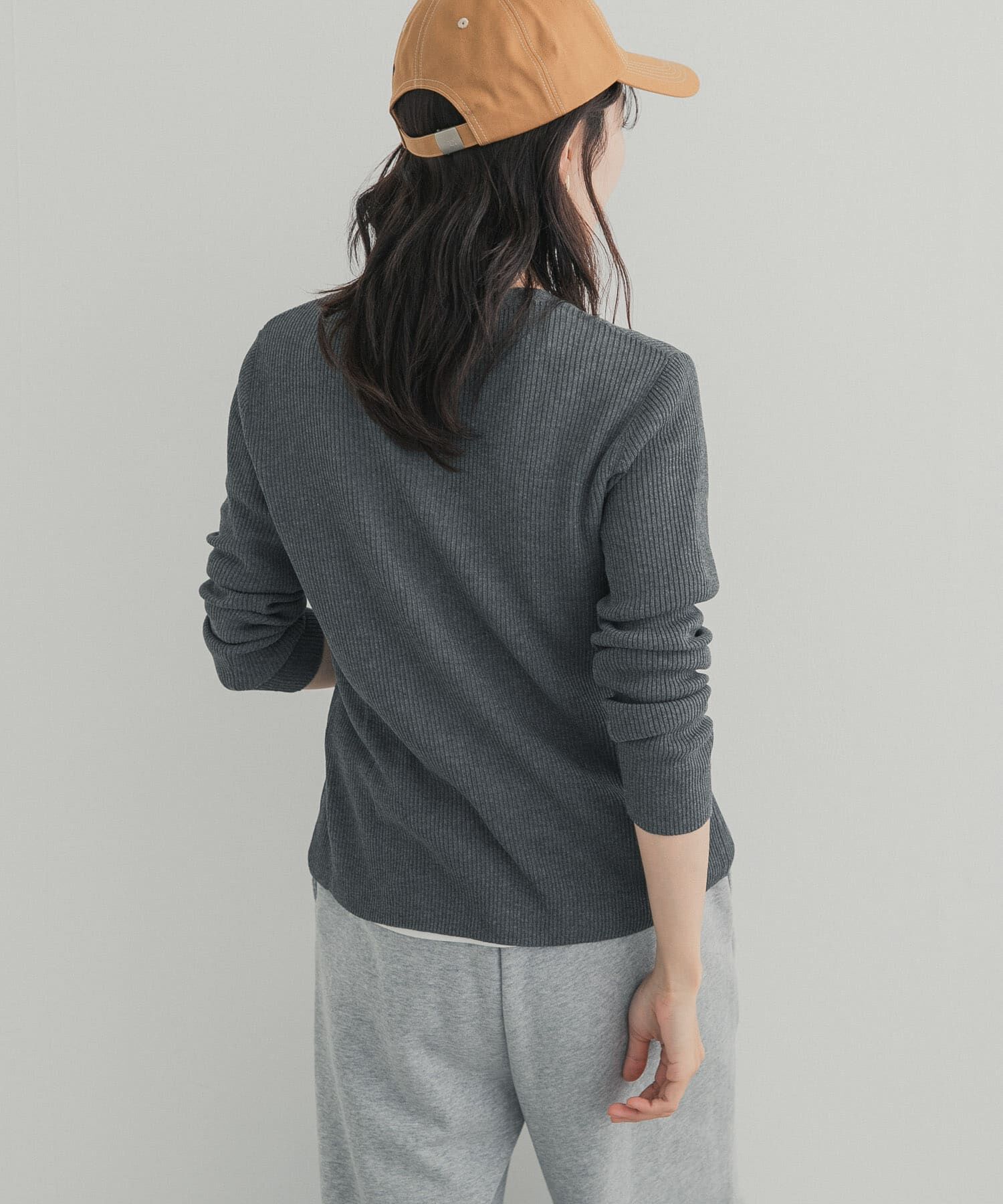 URBAN RESEARCH DOORS「『WEB限定』Vネックリブカーディガン 26AW」|カーディガン|