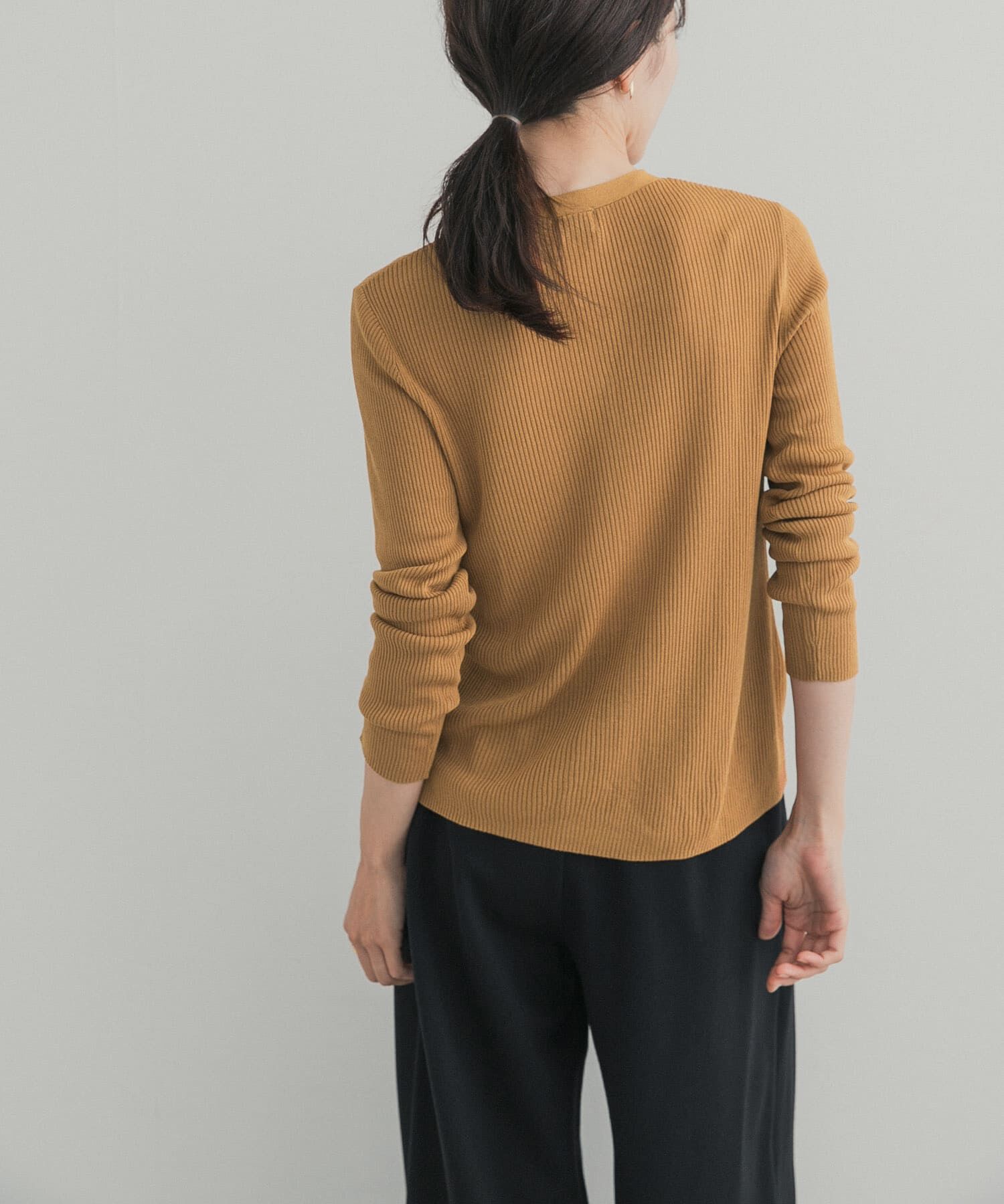 URBAN RESEARCH DOORS「『WEB限定』Vネックリブカーディガン 26AW」|カーディガン|