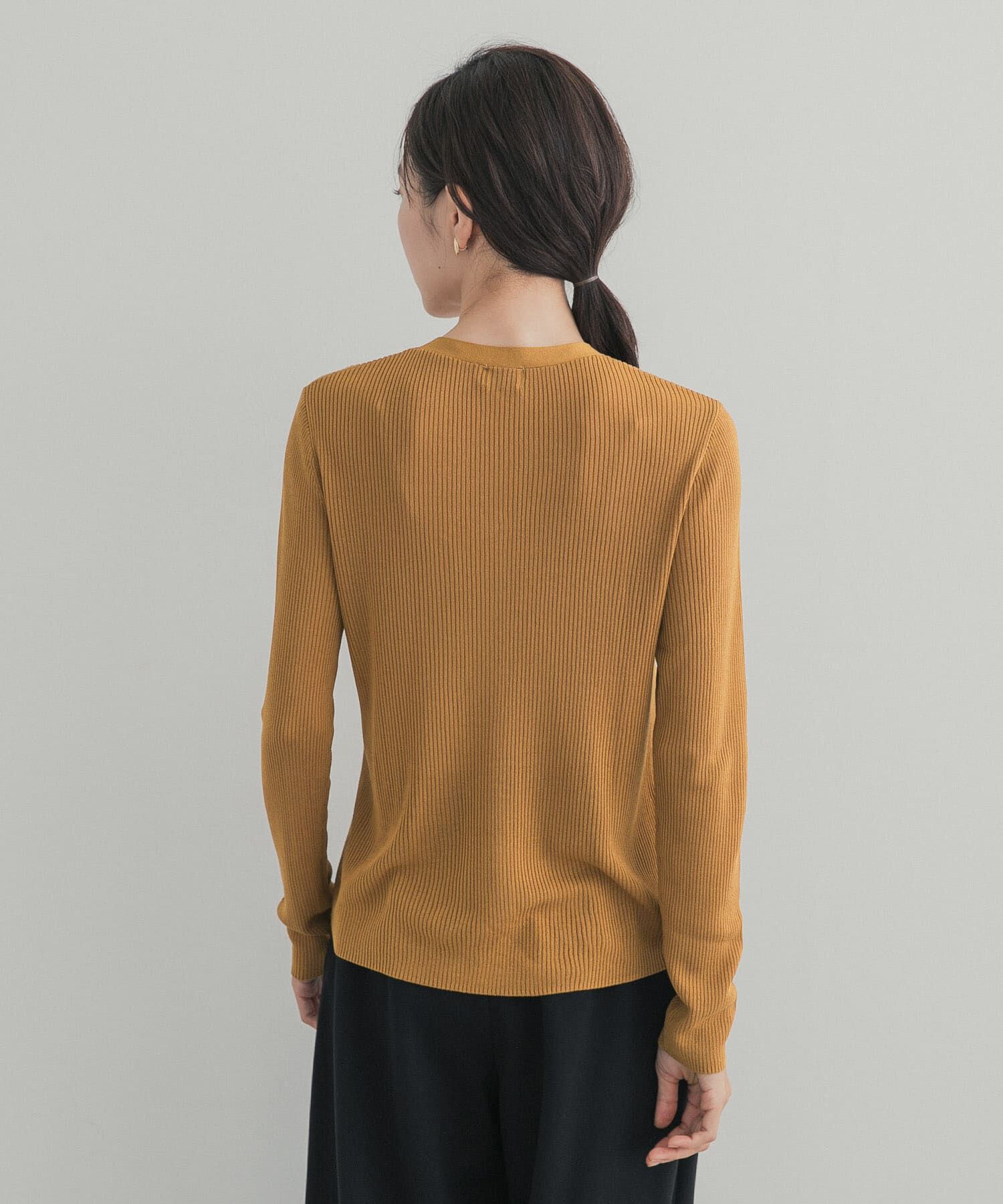 URBAN RESEARCH DOORS「『WEB限定』Vネックリブカーディガン 26AW」|カーディガン|