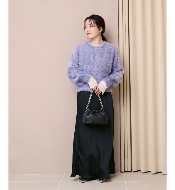  「《WEB限定アイテム》ソフトシャギーカーディガン」|カーディガン|