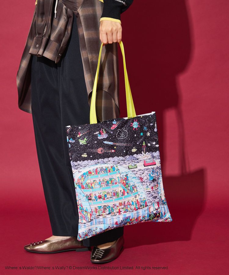 AMERICAN HOLIC「【WHERE'S WALLY?】MAPプリントトートBAG」|トートバッグ|