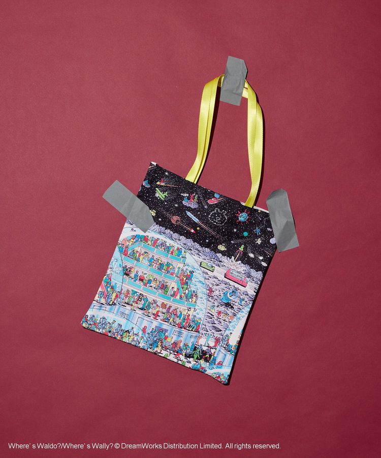 AMERICAN HOLIC「【WHERE'S WALLY?】MAPプリントトートBAG」|トートバッグ|Yellow