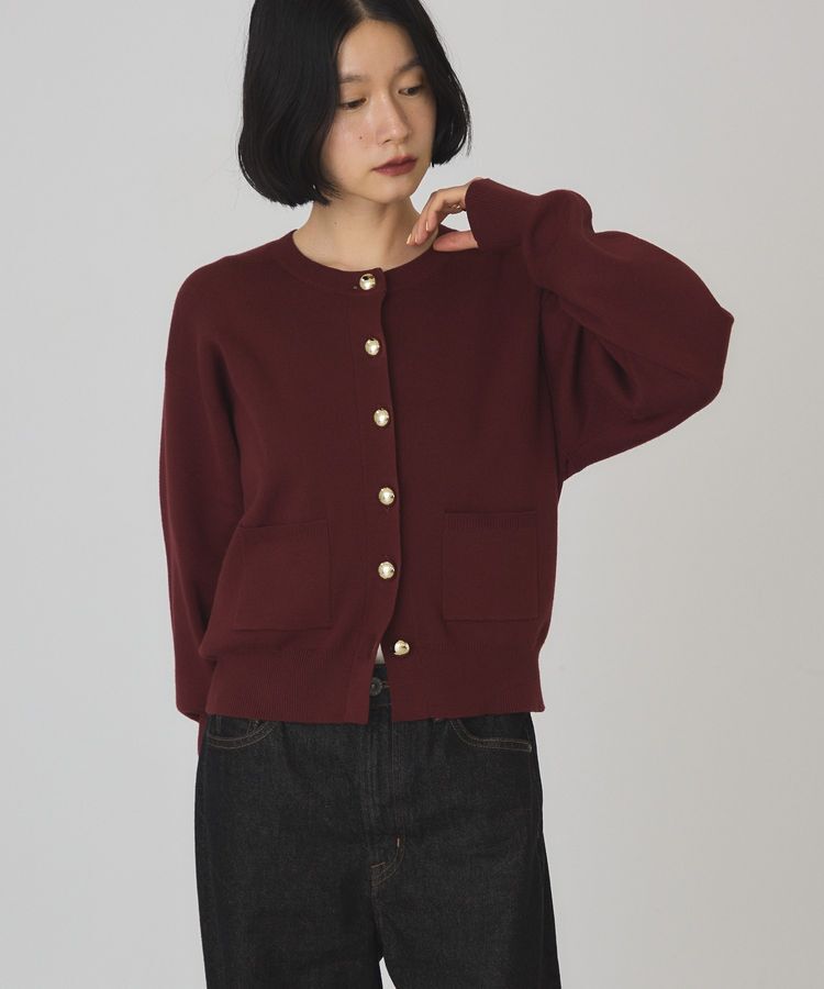 AMERICAN HOLIC「【バイパチ】金ボタンニットカーディガン」|カーディガン|