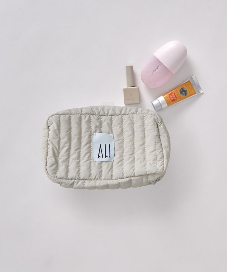 AMERICAN HOLIC「【ホリホリ】ガジェットポーチ（L）」|ポーチ|Beige
