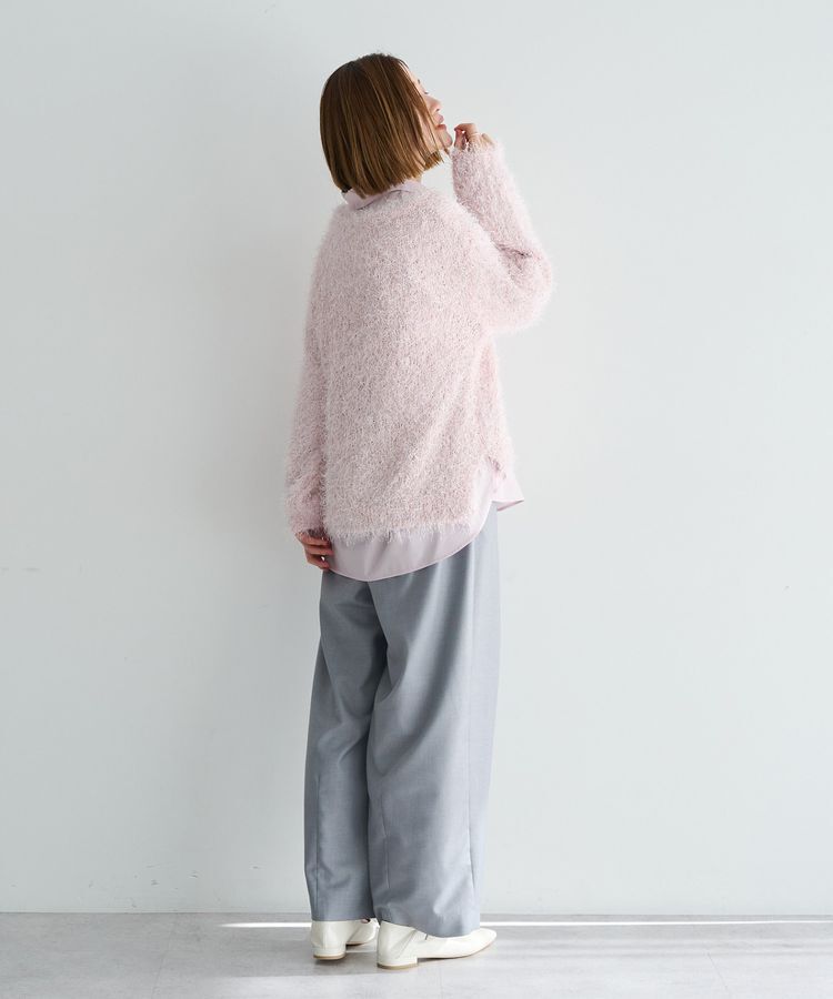 YECCA VECCA「ラメ混シャギーニット」|ニット・セーター|