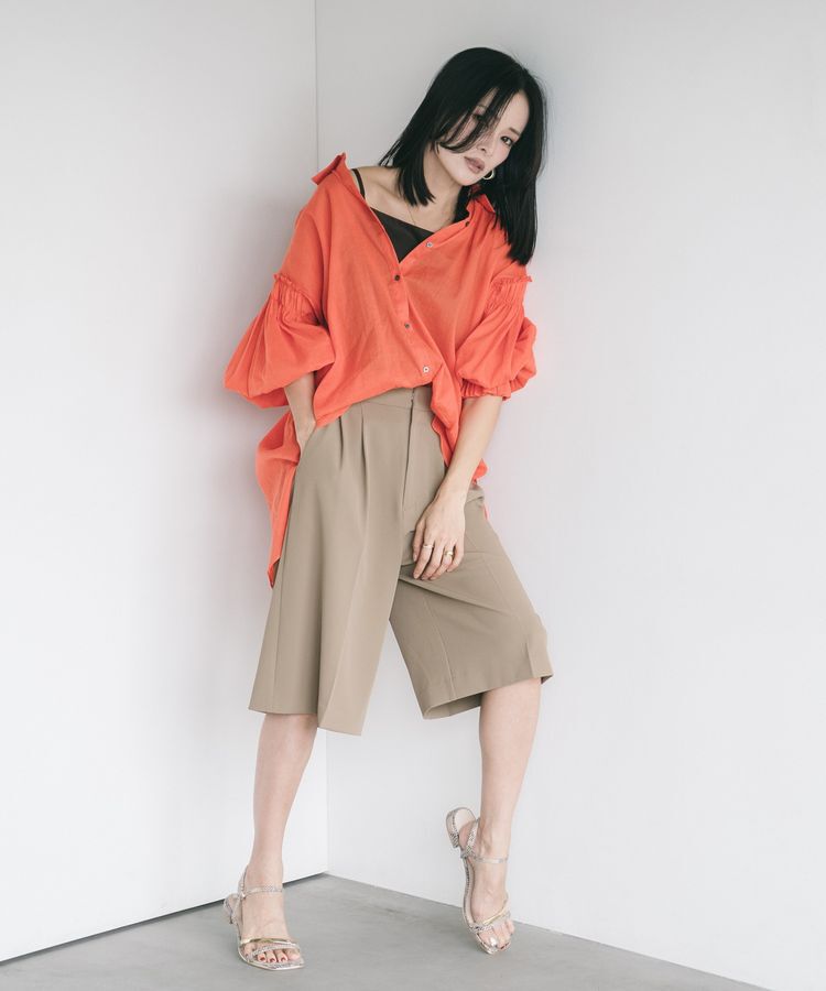 YECCA VECCA「【尾崎紗代子さん着用】タックハーフパンツ」|その他|