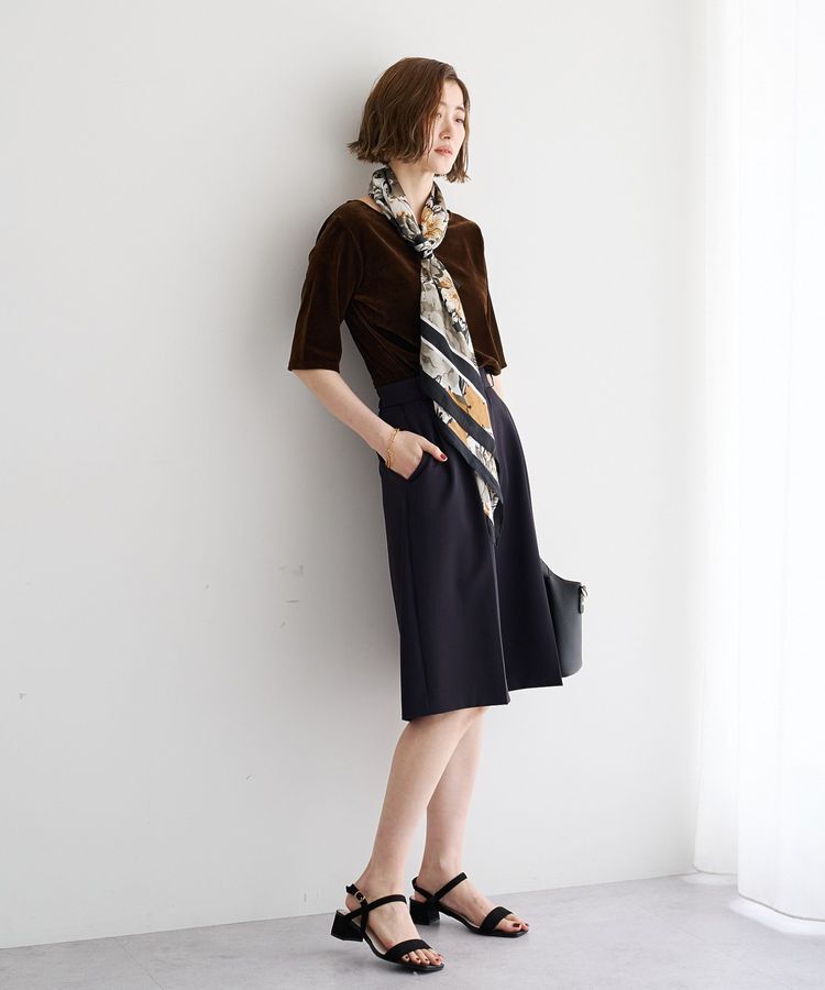 YECCA VECCA「【尾崎紗代子さん着用】タックハーフパンツ」|その他|