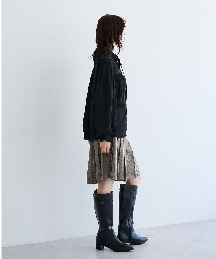 YECCA VECCA「プリーツMIXキュロットパンツ」|その他|