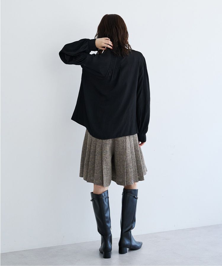 YECCA VECCA「プリーツMIXキュロットパンツ」|その他|
