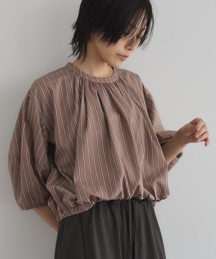 GARAGE OF GOOD CLOTHING「ストライプタックプルオーバーA」|シャツ・ブラウス|