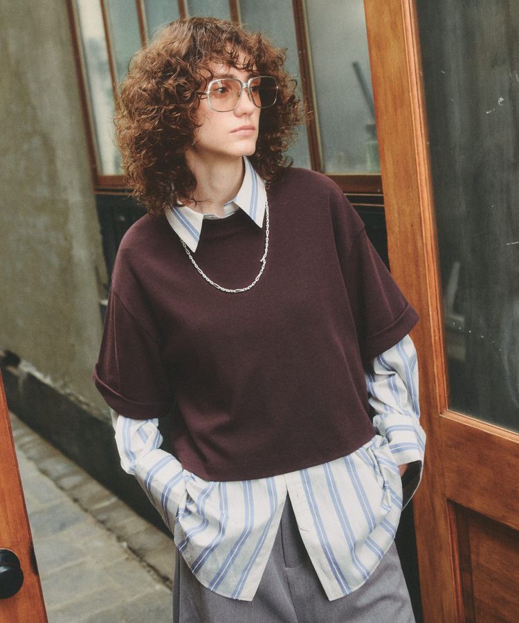 GARAGE OF GOOD CLOTHING「ファンシーストライプブロードシャツ」|シャツ・ブラウス|