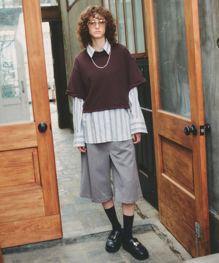 GARAGE OF GOOD CLOTHING「ファンシーストライプブロードシャツ」|シャツ・ブラウス|