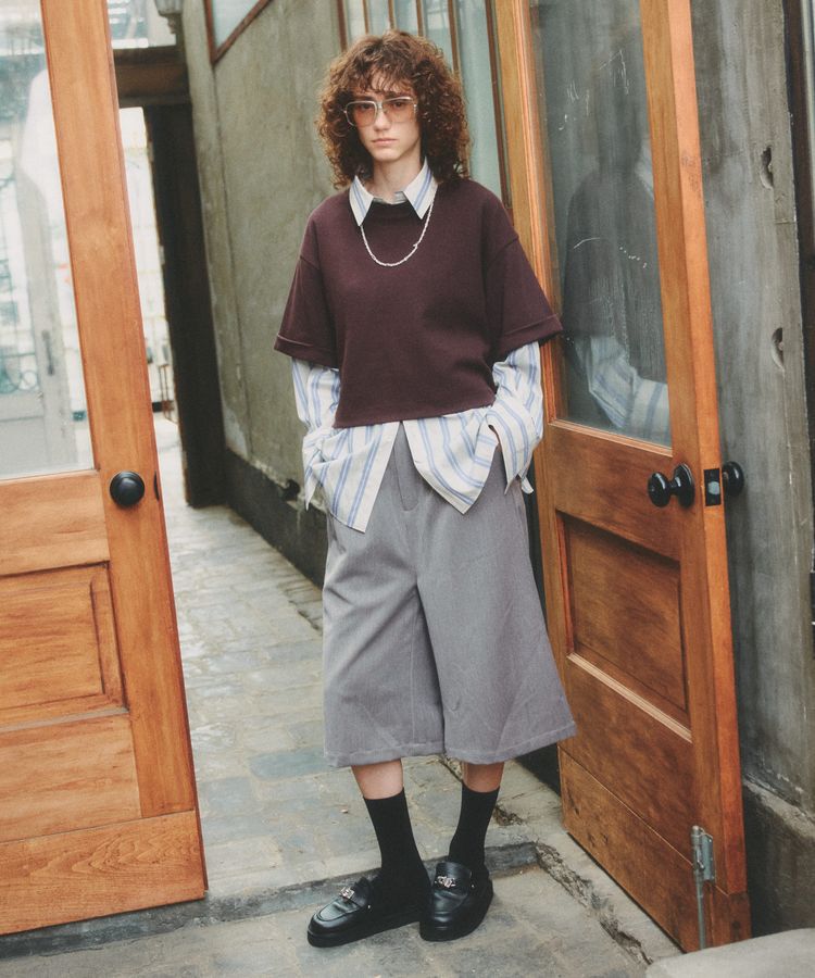 GARAGE OF GOOD CLOTHING「ファンシーストライプブロードシャツ」|シャツ・ブラウス|