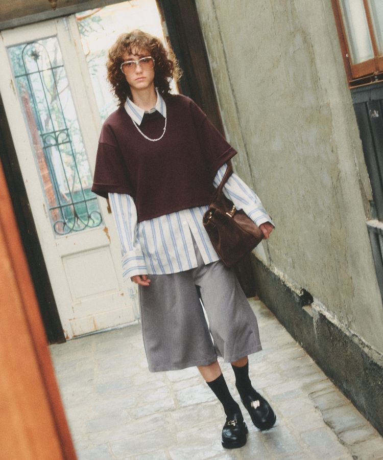 GARAGE OF GOOD CLOTHING「ファンシーストライプブロードシャツ」|シャツ・ブラウス|