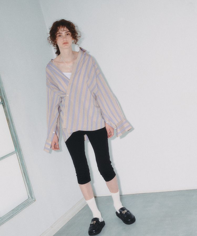 GARAGE OF GOOD CLOTHING「ファンシーストライプブロードシャツ」|シャツ・ブラウス|