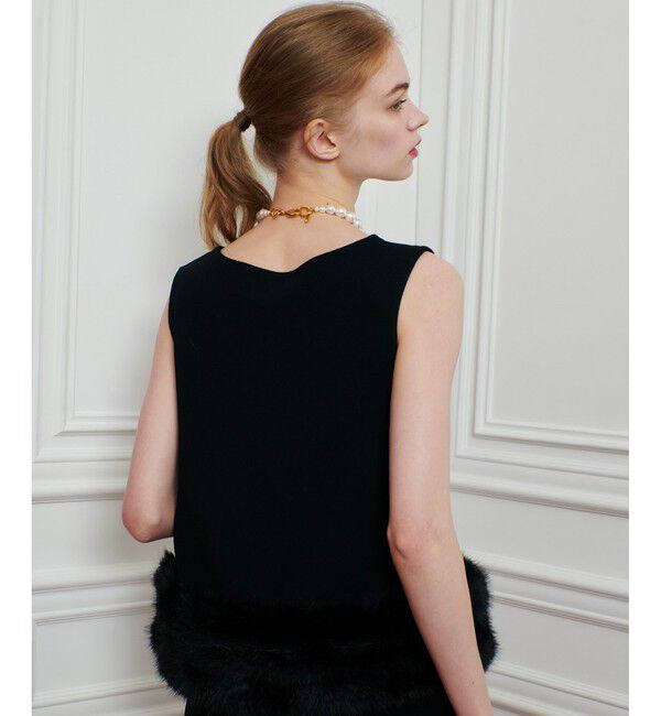 LOULOU WILLOUGHBY「【LOULOU WILLOUGHBY】ヘムファープルオーバー」|ニット・セーター|