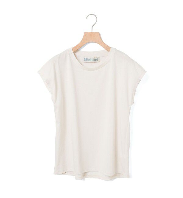 MidiUmi「MidiUmi フレンチスリーブプルオーバー」|Tシャツ・カットソー|ライトベージュ