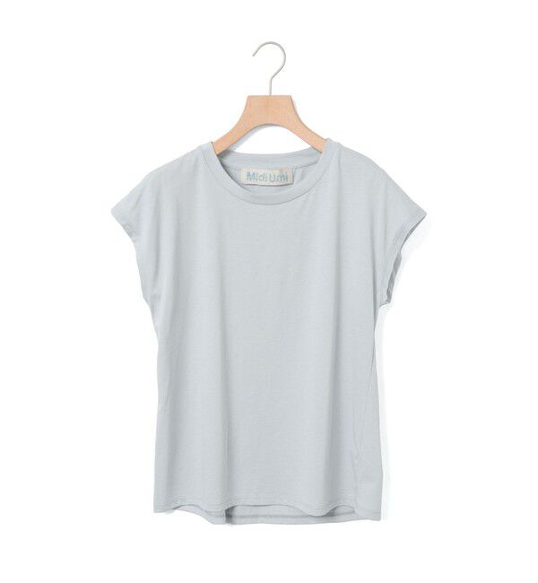 MidiUmi「MidiUmi フレンチスリーブプルオーバー」|Tシャツ・カットソー|サックス