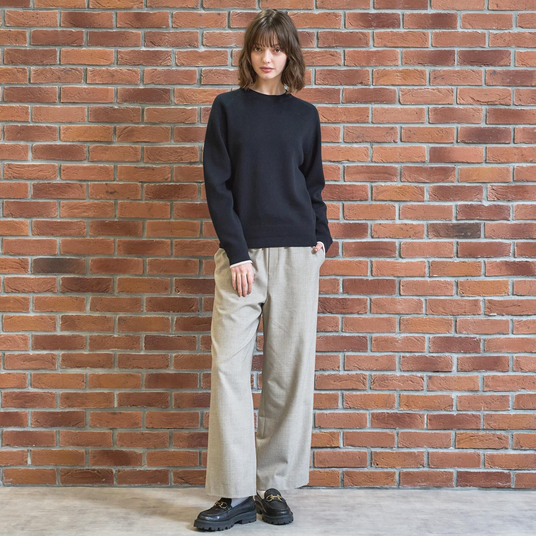 DRESSTERIOR「【6色展開/マシンウォッシャブル】コットンカシミヤニット」|ニット・セーター|