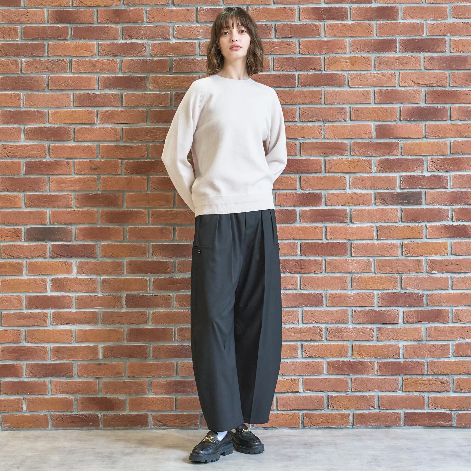 DRESSTERIOR「【6色展開/マシンウォッシャブル】コットンカシミヤニット」|ニット・セーター|