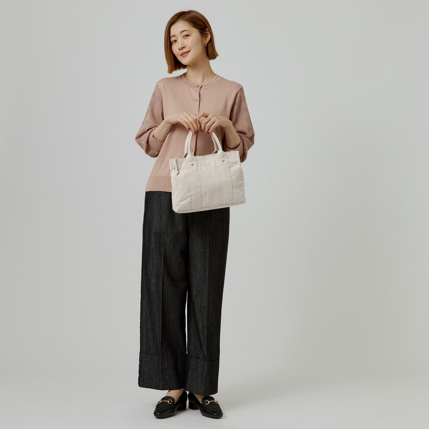grove「【Lee別注】コーディロイ2wayトート」|トートバッグ|