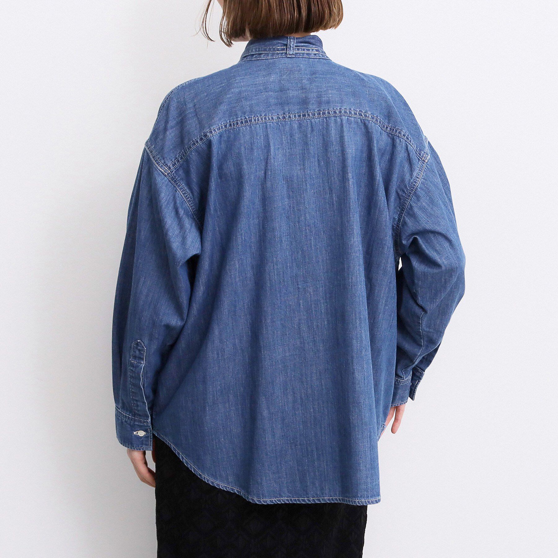 grove「【Lee&times;grove別注】DENIM BOWTIE SHIRTS」|シャツ・ブラウス|