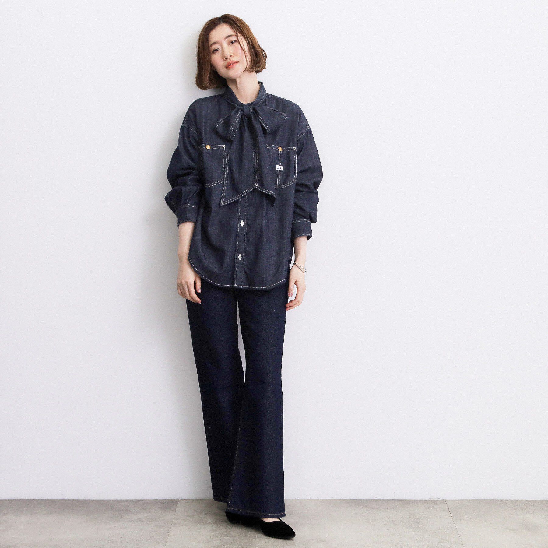 grove「【Lee&times;grove別注】DENIM BOWTIE SHIRTS」|シャツ・ブラウス|