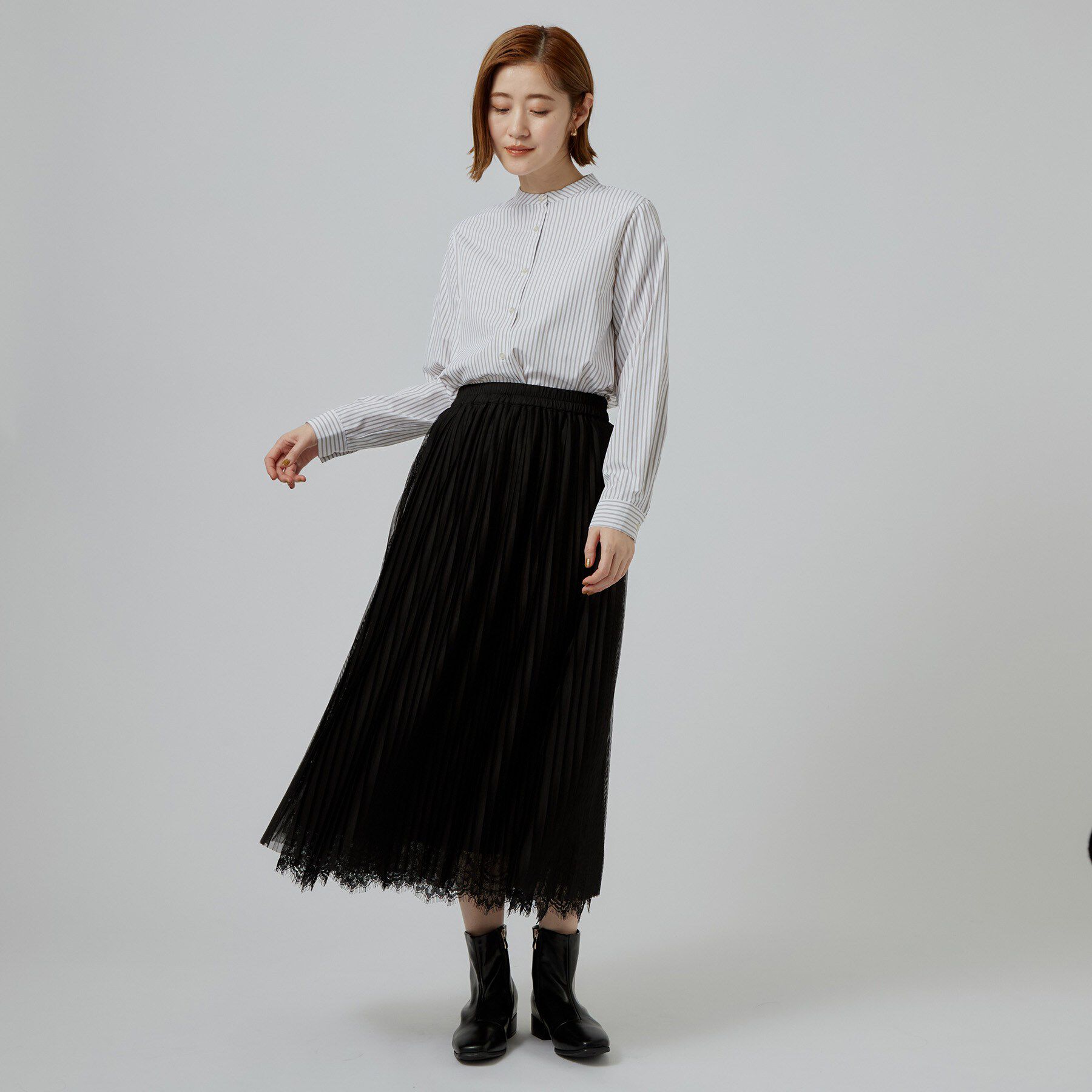 grove「【時短・着回し】ニットベスト&times;シャツSET」|その他|