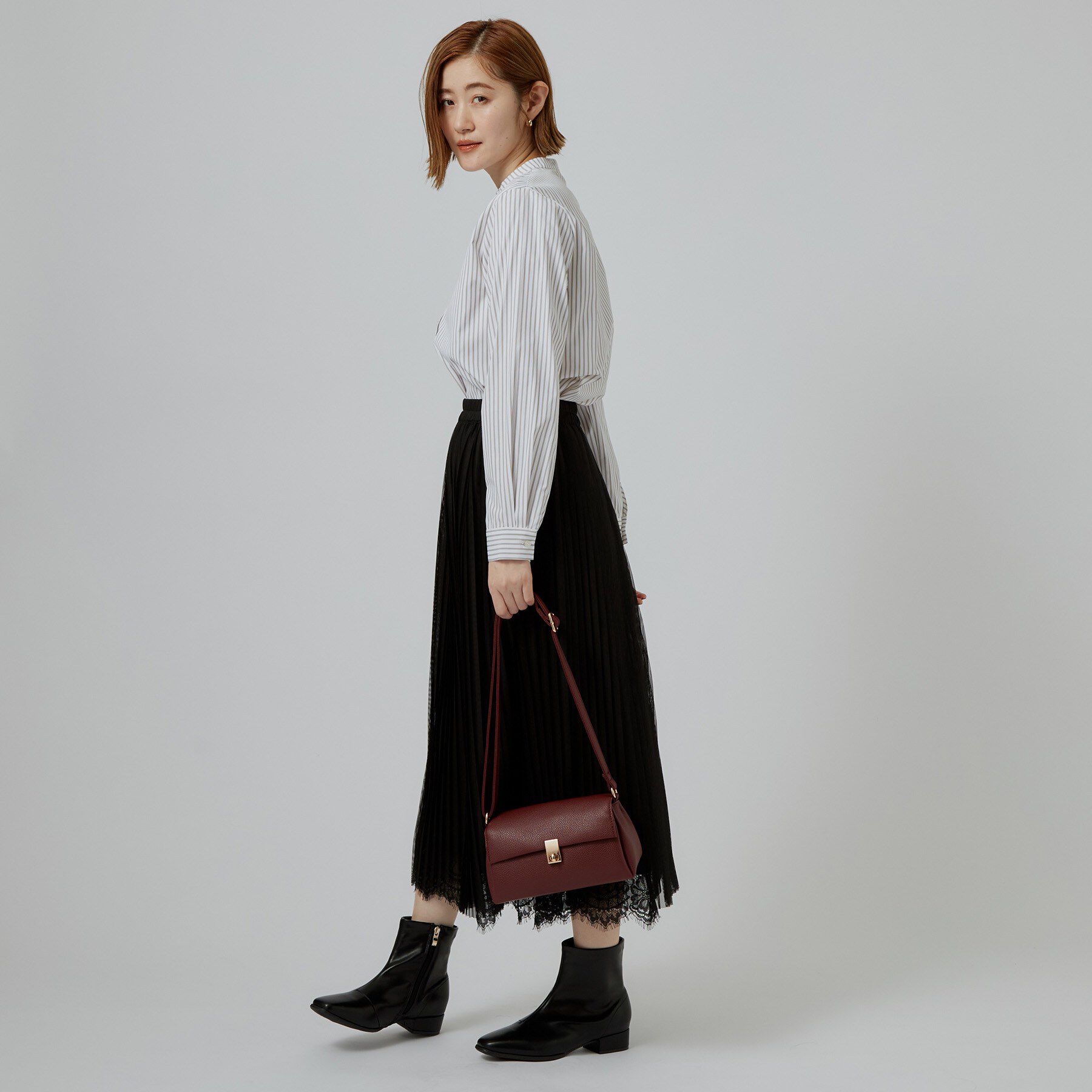 grove「【時短・着回し】ニットベスト&times;シャツSET」|その他|