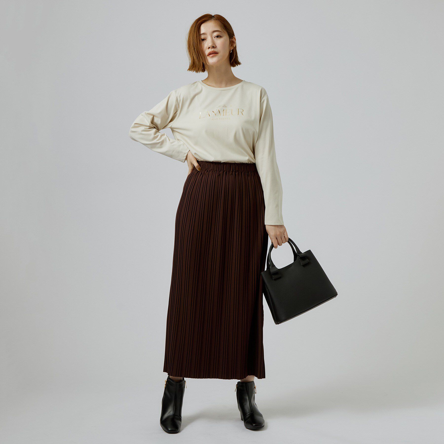 grove「【人間工学】あおりハンドルリボン2WAYトート」|トートバッグ|