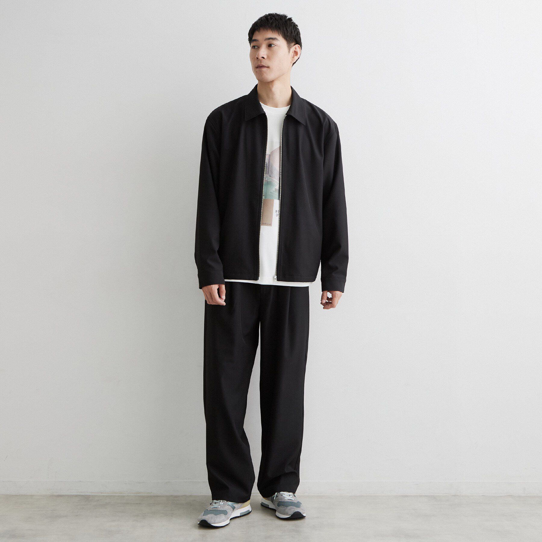 THE SHOP TK「【セットアップ可／洗濯機OK】ウールライクワイドイージーパンツ」|その他|